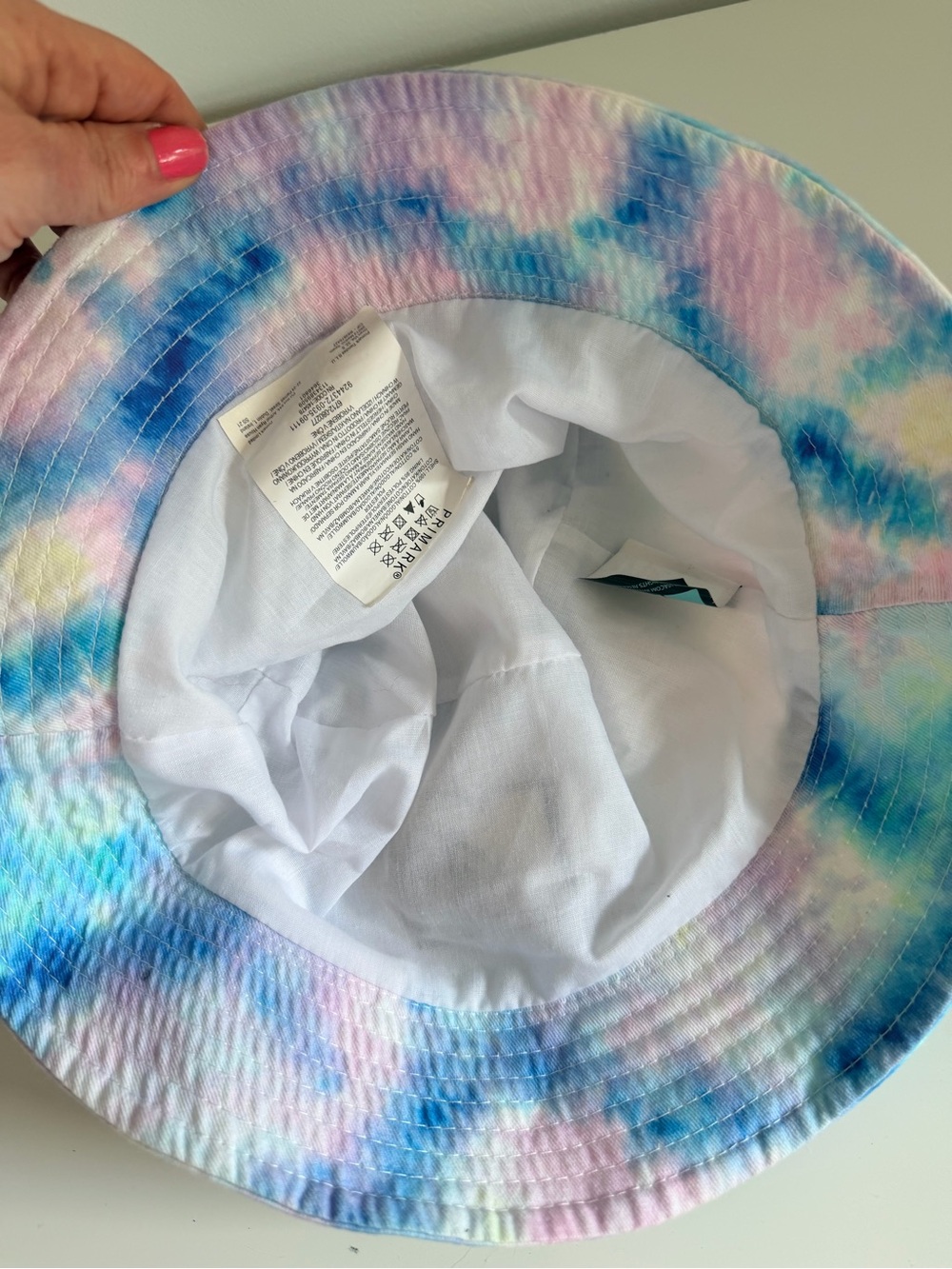 MTV Tie Dye Bucket Hat Pastel Y2K Logo Festival Hat Primark One Size - Picture 5 of 7